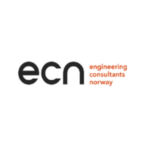 ecn logo i sort og orange